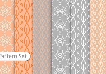 Decorative Pastel Pattern Set - бесплатный vector #344351